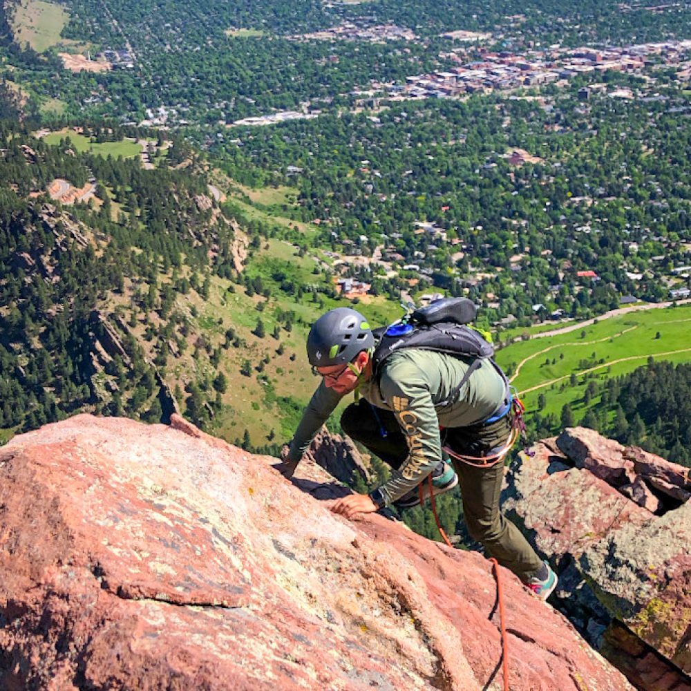Climb the Flatirons - Climbing